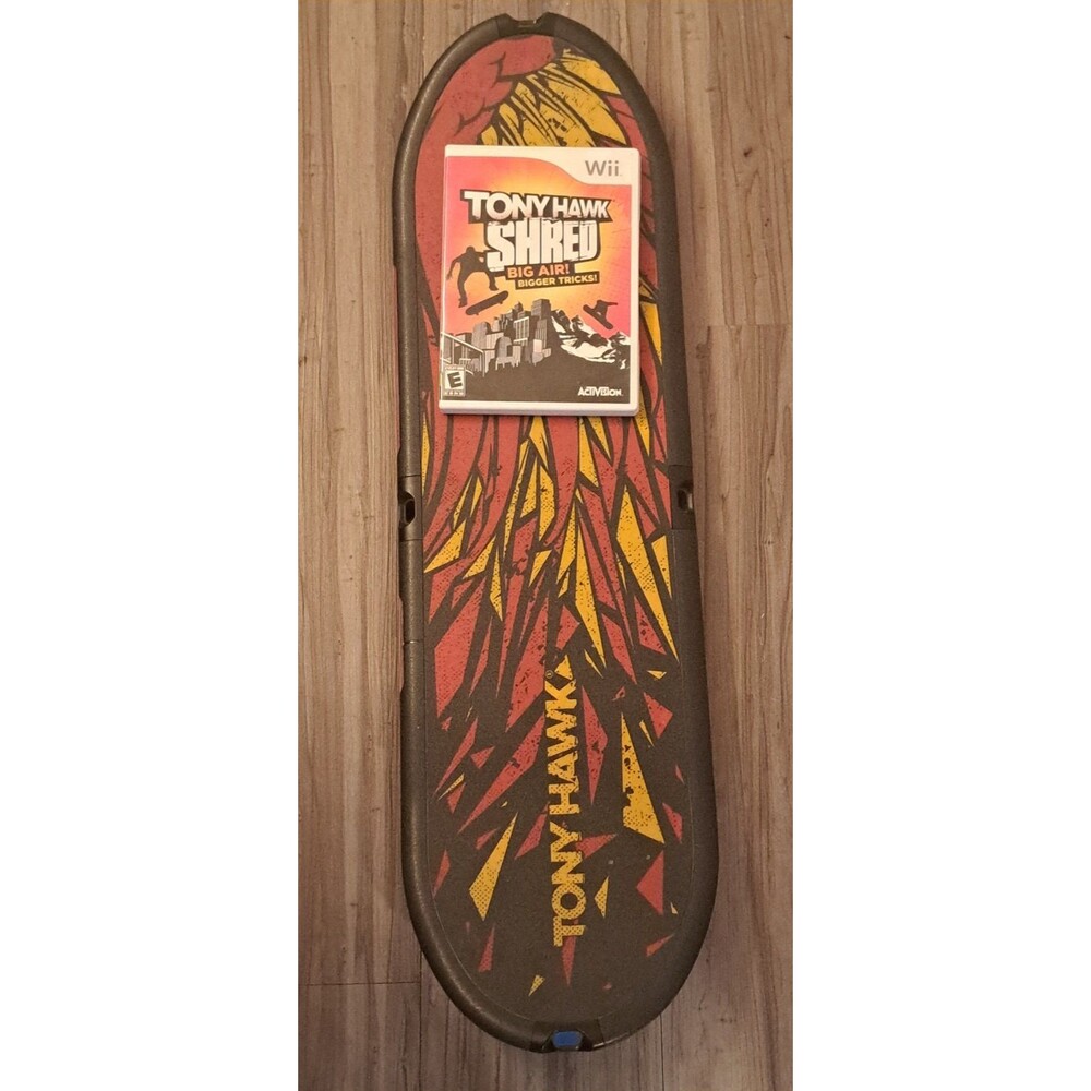 Nintendo Wii Tony Hawk Shred & Big Air Game Skateboard Controller No DONGLE